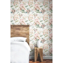 Roommates Iris Pink Peel & Stick Wallpaper -Roommates RMK12297PL RS1