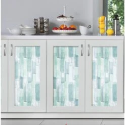 Roommates Mr. Kate Watercolor Glass Peel & Stick Wallpaper In Blue -Roommates RMK12316RL RS4