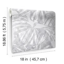 Roommates Mr. Kate Butterfly Peel & Stick Wallpaper In Grey -Roommates RMK12317RL roll