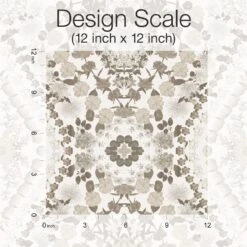 Roommates Mr. Kate Dried Flower Kaleidoscope Peel & Stick Wallpaper In Taupe -Roommates RMK12321RL scale