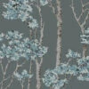 Roommates Birch Grove Peel & Stick Wallpaper In Blue/Brown