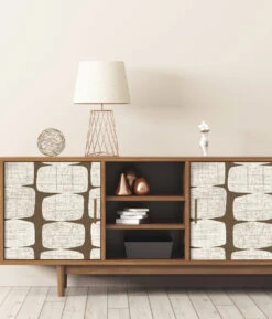 Roommates Mid-Century Beads Brown Peel & Stick Wallpaper 9 Roommates Mid-Century Beads Brown Peel & Stick Wallpaper -Roommates RMK12349PL RS4