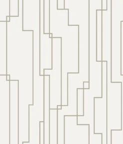 Roommates Geo Circuits Peel & Stick Wallpaper In Grey