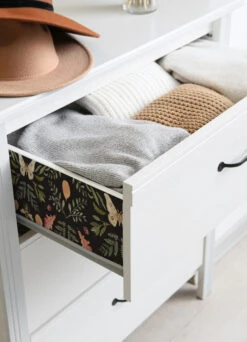 Roommates Penny Lane Forest Cottage Bee And Butterfly Wallpaper In Black 9 Roommates Penny Lane Forest Cottage Bee And Butterfly Wallpaper In Black -Roommates RMK12471PLW DIY2