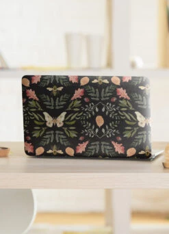 Roommates Penny Lane Forest Cottage Bee And Butterfly Wallpaper In Black 10 Roommates Penny Lane Forest Cottage Bee And Butterfly Wallpaper In Black -Roommates RMK12471PLW DIY4