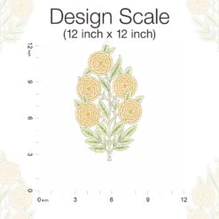 Roommates Tamara Day Dutch Floral Peel & Stick Wallpaper In Yellow 15 Roommates Tamara Day Dutch Floral Peel & Stick Wallpaper In Yellow -Roommates RMK12518RL scale