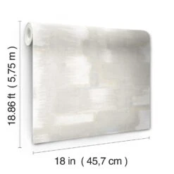 Roommates Tamara Day Modern Ikat Peel & Stick Wallpaper In Gray -Roommates RMK12527RL roll