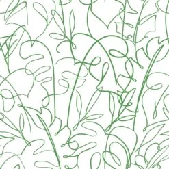 Roommates Tamara Day Tropical Signature Peel & Stick Wallpaper In Green
