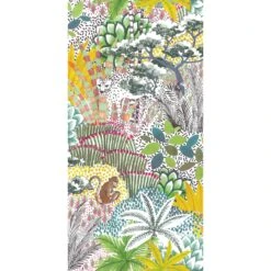 Roommates Tamara Day Jungle Vibe Peel & Stick Wallpaper In Yellow -Roommates RMK12532RL NEW