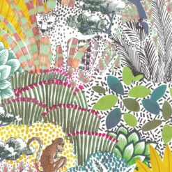 Roommates Tamara Day Jungle Vibe Peel & Stick Wallpaper In Yellow