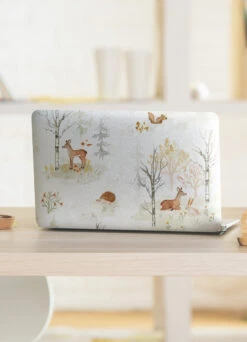 Roommates Clara Jean Woodland Scene Wallpaper In Neutral -Roommates RMK12556PLW DIY3