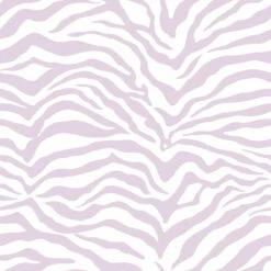 Roommates Zebra Purple Peel And Stick Wallpaper