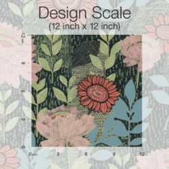Roommates Tamara Day Botanical Garden Peel & Stick Wallpaper In Green -Roommates RMK12575RL scale