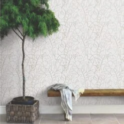 Roommates Tamara Day Tropical Signature Peel & Stick Wallpaper In Natural -Roommates RMK12578RL RS2