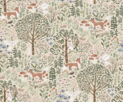 Roommates Clara Jean Folklore Forest Wallpaper In Neutral