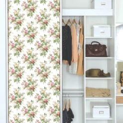 Roommates Waverly Emma's Garden Peel & Stick Wallpaper In Bright Multi -Roommates RMK12595PL RS3