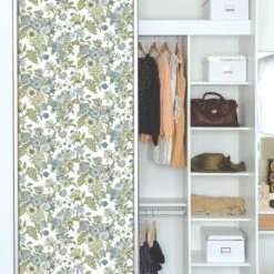 Roommates Waverly Graceful Garden Peel & Stick Wallpaper In Blue/Yellow -Roommates RMK12598PL RS3