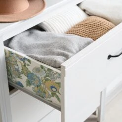 Roommates Waverly Graceful Garden Peel & Stick Wallpaper In Blue/Yellow -Roommates RMK12598PL RS4