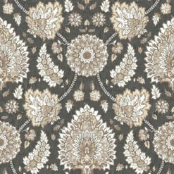 Roommates Waverly Clifton Hall Peel & Stick Wallpaper In Charcoal