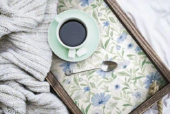 Roommates Flower Market Peel & Stick Wallpaper In Blue/Mint -Roommates RMK12634PL DIY