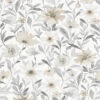 Roommates Flower Market Peel & Stick Wallpaper In Neutral