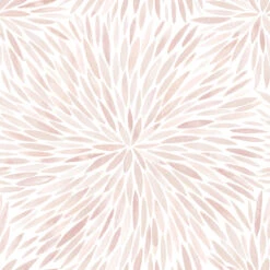 Roommates Cat Coquillette Burst Peel & Stick Wallpaper In Pink