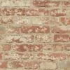Roommates Stuccoed Brick Peel & Stick Wallpaper In Red