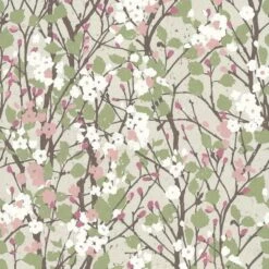 Roommates Willow Branch Peel & Stick Wallpaper In Beige