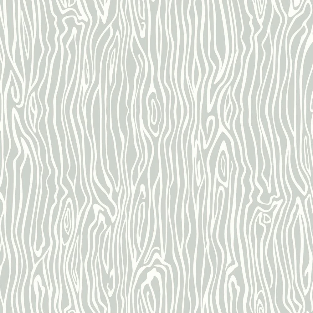 Roommates Wood Grain Peel & Stick Wallpaper In Grey